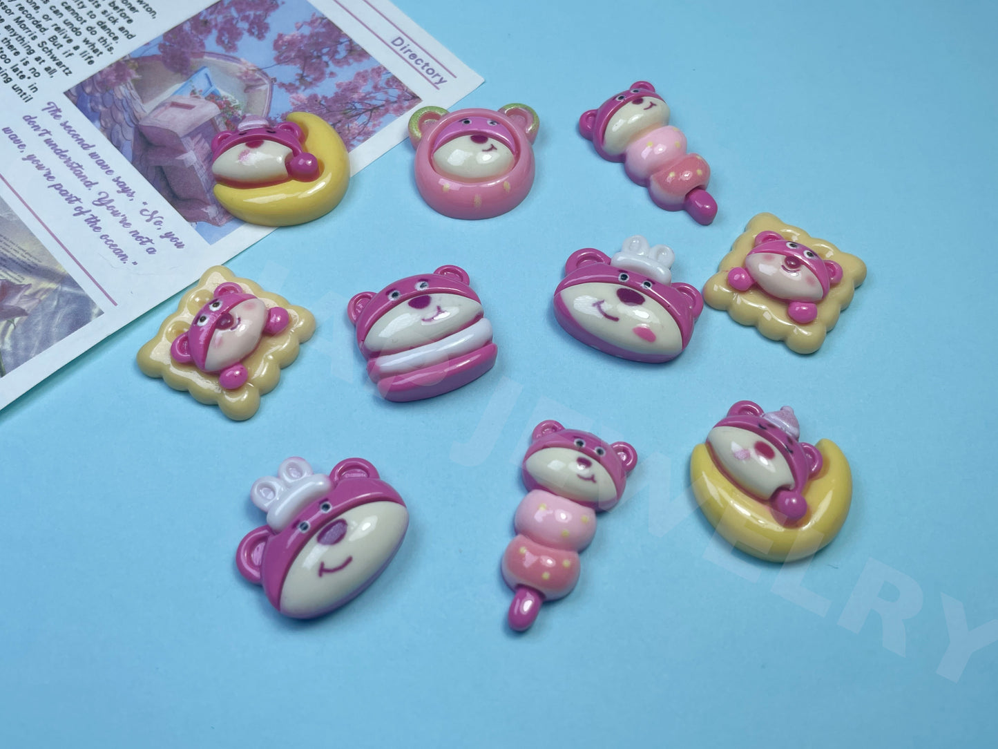 Cute Pink Strawberry Bear _ Chuanyi DIY Studio